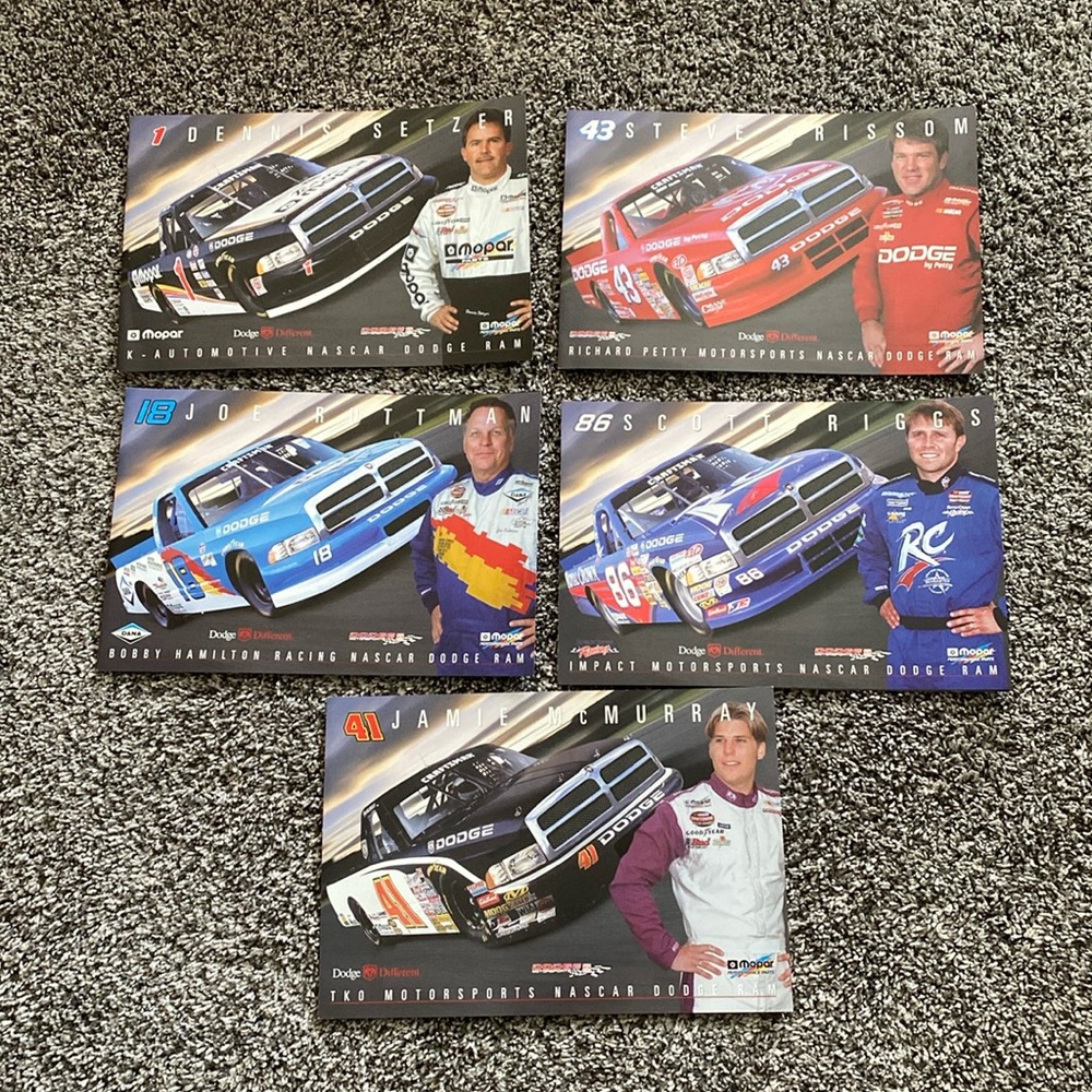 Race Car Memorabilia Pamphlets